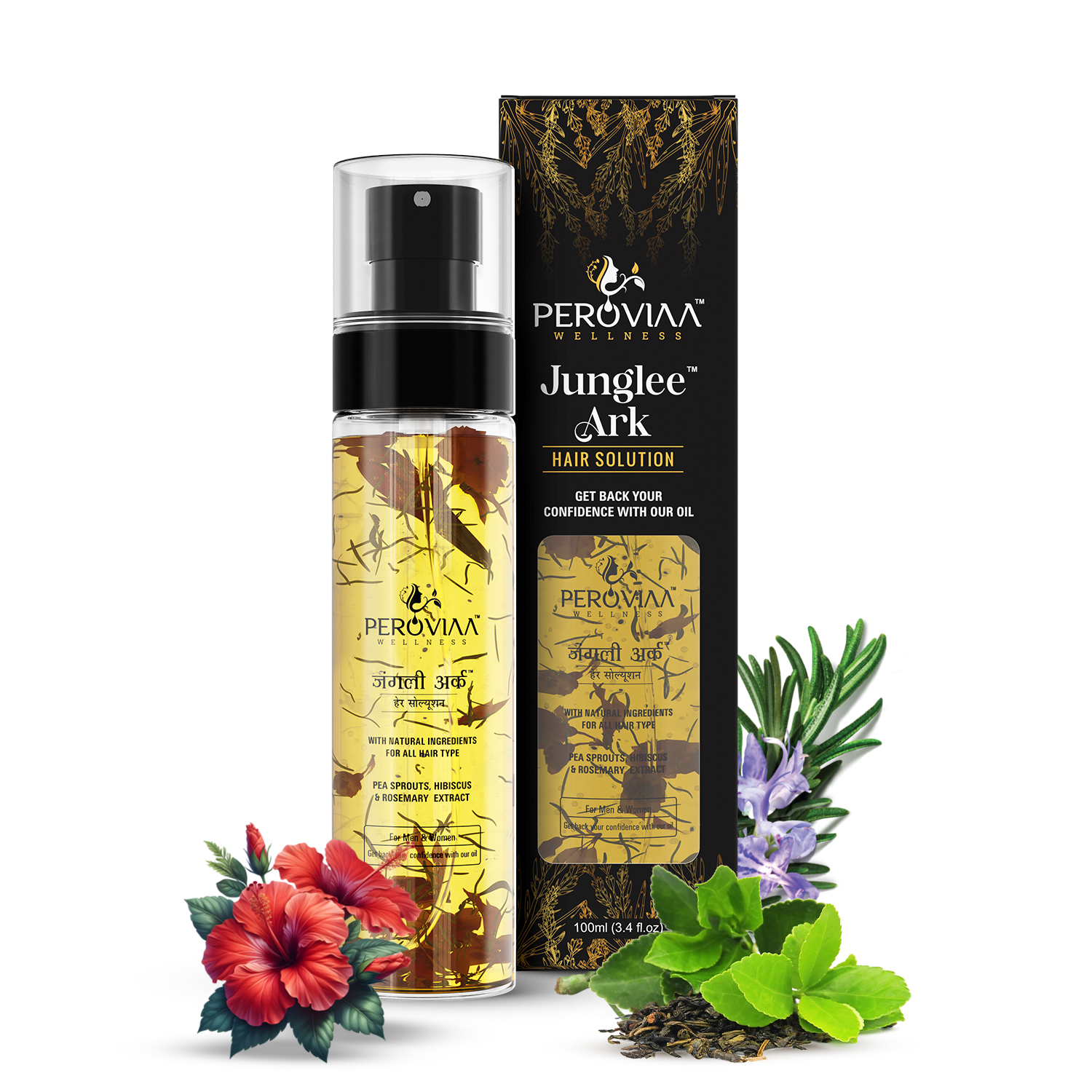 Natürliches Haaröl „Black Root“ – 100 ml + kostenloses Shampoo 100 ml 