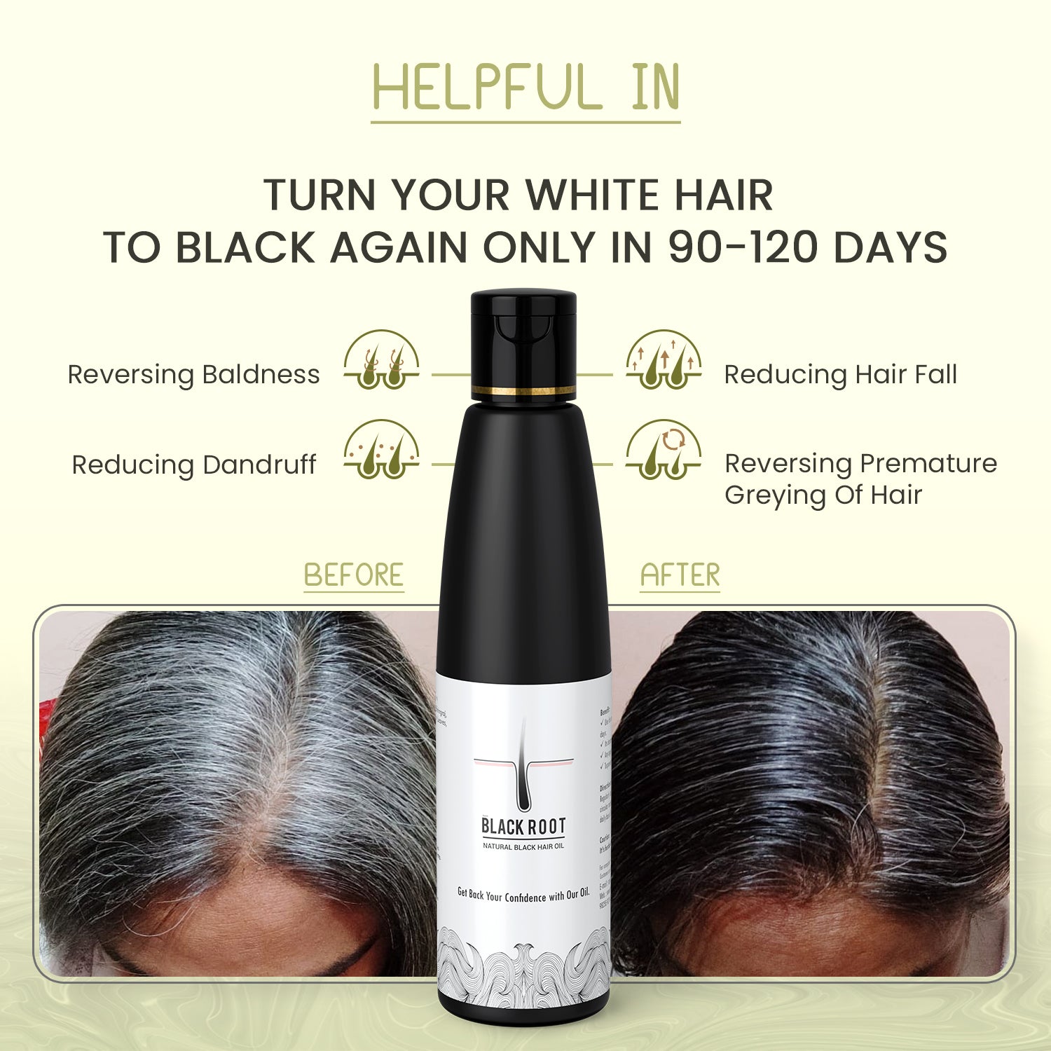 Black Root Natural Hair Oil - 100ml